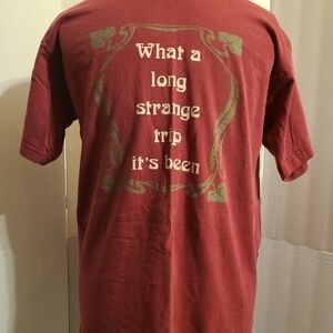 VTG GRATEFUL DEAD 90S L SHIRT BAYSIDE MADE IN USA MUSIC HIPPY JERRY GARCIA